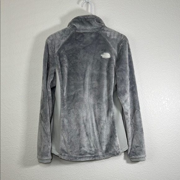 The North Face Gray Teddy Jacket Plush Fleece Cozy M - Picture 8 of 9